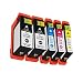 ESTON 5 PACK (2BK C M Y) Ink Cartridges Replacement For Dell 31 32 33 34 (With Chip) RS.2950.00
