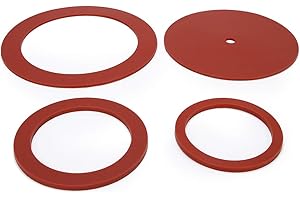 FACEUER Vacuum Casting Gasket, Classic Pro Gasket 4Pcs Gaskets O-Ring for Jewelry Casting Machine for Jewelry Makers