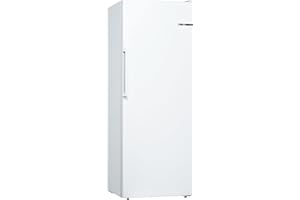 Bosch GSN29UWEW Série 4, Congélateur pose-libre, 200 L, 5 tiroirs de congélation, 161 x 60 cm (HxL), Blanc