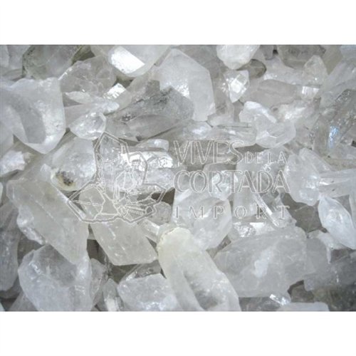 Mineral Import - Puntas de Cuarzo Blanco en Bruto Medianas (pack de 500 gr) - 2162VC