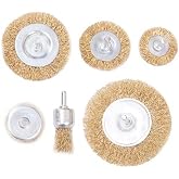 &Ccedil;elik Tel Fır&ccedil;a Seti, 5 Par&ccedil;a, 25-38-50-75-100 mm, End&uuml;striyel Metal Temizleme ve Y&uuml;zey Hazırlama