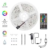 led röhre rgb farbwechsel 【Mehrere Lichteffekte】Durch 40-Tasten-Fernbedienung lässt sich die Farbe den Farbwechsel, Modi, Geschwindigkeit, Timing-Funktion , Musikmodi ,DIY Effekteinstellungen und Helligkeit sehr leicht einstellen.