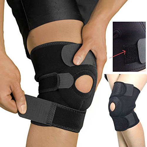 OrthoCare S. - Rodillera, soporte deportivo para rodilla, protecciones rodilla para correr, caminar, baloncesto, crossfit y otros deportes. Totalmente ajustable. Unisex