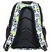Damero Eco Travel Backpack Nappy Changing Bag with Insulated Bottle Pocket and Changing Pad(Green Dots)