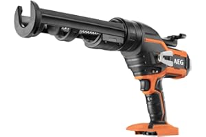 AEG - Pistolet à Silicone à Cartouche 18V PRO18V (Sans Batterie) - Couple 4000Nm Idéal pour Application Colle ou Silicone - Mécanisme Anti-Goutte - Grand Confort de Travail - BKP18310-0