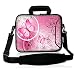Produktbild Richchen Umhängetasche mit Tragegriff, Zubehörfach für Laptops/Notebooks/eooks/Kinder-Tablet/iPad Pink Butterfly 7-10.2 inch