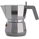 Alessi Caffettiera Espresso, Alluminio, 3 Tazze