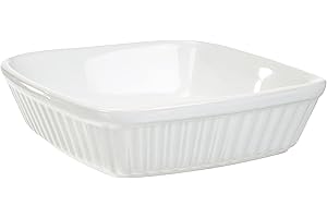 Home Naczynie do zapiekania kwadratowe, 16 x 16 x 4 cm, ceramiczne, białe