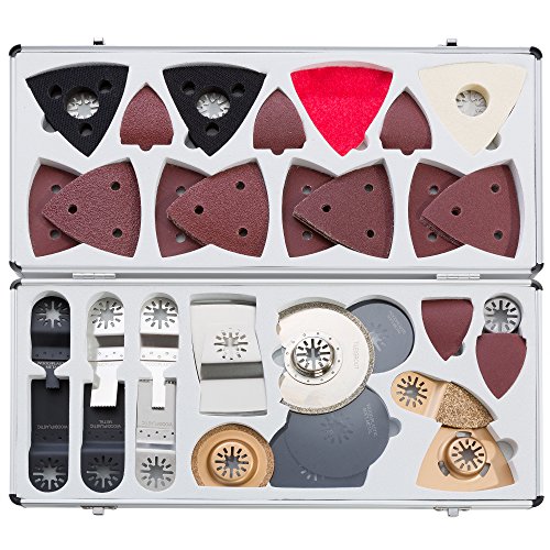100-tlg Multifunktionswerkzeug Zubehör Set Multitool Zubehör Set im Aluminium Koffer - 2