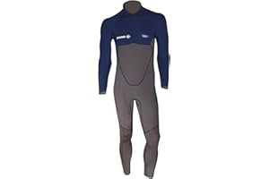 Beuchat Monopezzo Atoll Zip Dorsale (ZD) 2mm per Uomo, Men's, Blu Navy, X-Small