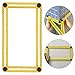 Produktbild DDU(TM) messgerät lineal Marker Werkzeug Angle-izer Vorlage Werkzeug, Multi-Winkel Mess-Lineal für Builders Handwerker 4 Farben Gelb