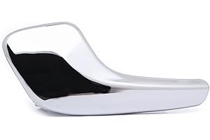 BSSTORE Tirador de puerta interior para Corsa D de 2006 a 2014 (S07) cromado (izquierda - lado conductor)