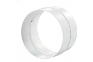 FANTRONIX Round Connector 100mm - 4 inch Dia. Connector for Duct Pipe or Flexible Ducting Hose