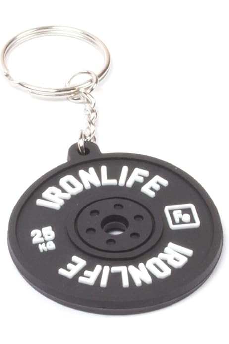 Novelty Key Chains Barbell Weight Lifting Gym Keyring