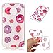 Produktbild Soft TPU Neu Lenovo Motorola Moto G5 Hülle Durchsichtig Transparent Tasche Für 5,0-Zoll Moto G5(2017) Hülle Silikon Muster [Donuts] hinten Ultra Slim Back Cover Schutzhülle Wasserdicht Stoßfest Case