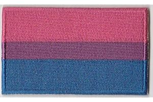 MadAboutFlags Bisexual pride Flag Embroidered Patch T4