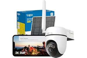 Tapo C615G KIT 2K 3MP solcellskamera utomhus – med SIM, mörkerseende, AI-detektering, 360° spårning, batteri & lokal/molnl