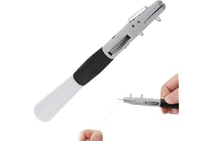 OriGlam Herramienta de amarre de línea de pesca, enhebrador de anzuelos, nudo de amarre rápido, dispositivo de gancho