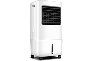 GiantexUK 20L Air Cooler, 3 In 1 Evaporative Cooling Fan with 4 Speeds, 3 Modes, 7.5H Timer, Remote Control & Water Tank, Portable Mobile Air Conditioning Unit for Home Office