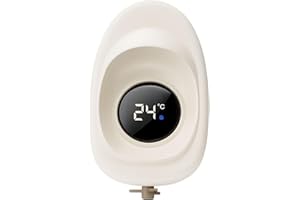 INRIGOROUS Floating Boat Bath Thermometer for Babies & Kids - LCD Digital Display, Easy to Read Water Temperature, Fun Bath Toy, Cute Floating Boat Shape