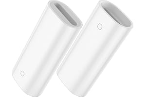 ACANDYA Adaptador de carga compatible con Apple Pencil 1ª Generación 2 Pack, conector de carga hembra a hembra, adaptador de carga iPencil conector de carga para Lightning adaptador de carga para iPad Pro Air