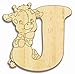 Produktbild Farbklecks Collection Holzbuchstabe Giraffe J - 15 cm Höhe - Buchstabentiere - Holzbuchstaben - Holz-Buchstabe