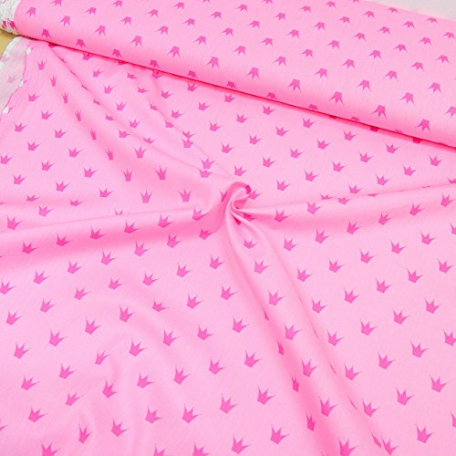 Baumwoll-Stoff „Antonia – Krone“ aus 100% Baumwolle / Kinder-Stoff / Öko-Tex / Meterware ab 50cm / ZX-3-10 - 6