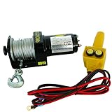  Carpoint Torno eléctrico 1000kg 12V 15m