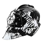 hockey mask killer IFF certificada TEMPISH Hero Portero mask (Negro/Blanco - Senior)