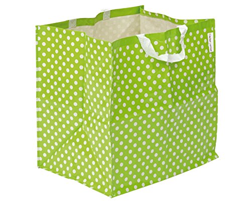 Betzold Garten-Tragetasche, 58x60x45 cm, strapazierfähiges PE-Material, leicht, platzsparend und zusammenfaltbar - Tasche Gartentasche Kunststofftasche