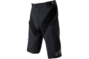 O'NEAL Generator Shorts I MTB krótkie spodenki męskie MTB DH Downhill FR Freeride I spodnie do roweru górskiego szybkoschnące, męskie spodnie rowerowe z zapięciem na zatrzask, czarne