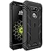 Price comparison product image LG G5 Case, POETIC Revolution Series [Premium Rugged][Shock Absorption & Dust Resistant] Complete Protection Hybrid Case w/ Built-In Screen Protector for LG G5 (2016) Black