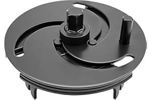 ZKTOOL Clé Universelle pour Bouchon de Réservoir de Carburant, Clé Réglable à 3 Mâchoires pour Couvercle de Réservoir de Carburant, Outil de Démontage du Couvercle de Pompe à Carburant, 87 mm - 170 mm