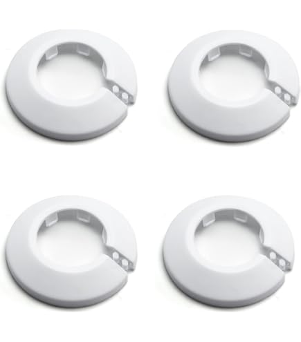 Sourcingmap 2-teiliger Wandflansch Edelstahl 304 Für 60mm Rohre - Spiegelpolierte Abdeckplatte