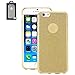 Produktbild Perlecom iPhone Backcover Passend für: Apple iPhone 6, Apple iPhone 6S, Gold, Glitzereffekt