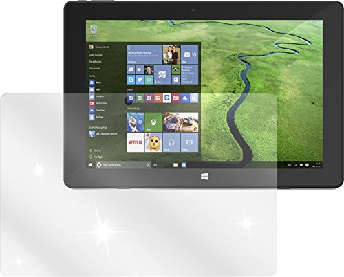 dipos TrekStor SurfTab twin 10.1 Schutzfolie (2 Stück) – kristallklare Premium Folie Crystalclear - 2