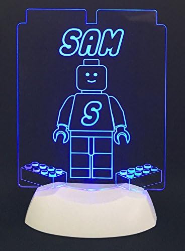 LED Nightlight LegMan Personalised Great gift idea! Desk Table Lamp Light