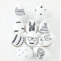 Osterei mit Motiv im 4er Set. Motiv frei wählbar. Außergewöhnliches Design. Ein toller Hingucker bei der Osterdekoration. Minimalistischer Stil, skandinavisches Design.