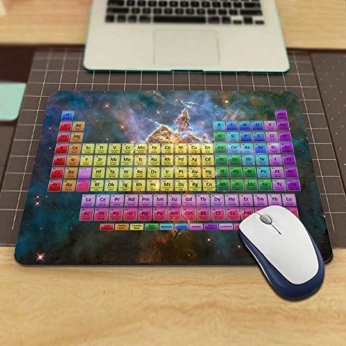 Preisvergleich Produktbild Mauspad gaming mauspad Periodensystem der Elemente Weinlesestilvolle Mausunterlage SpielRechteck Mousepad B, B