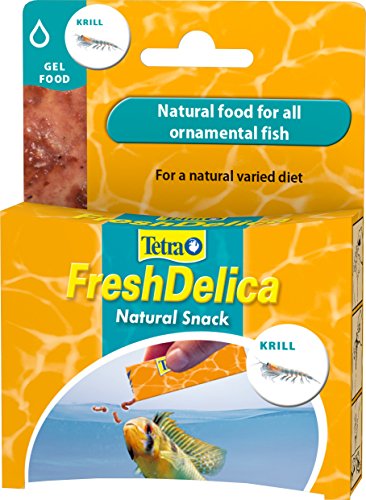 Tetra FreshDelica Krill Naturfutter (in nährstoffreichem Gelee für alle Zierfische für alle Zierfische), 3er Pack (3 x 16 Einzelbeutel, 3 x 48 g) - 4