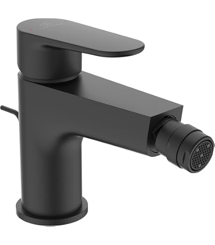 Set Rubinetti Lavabo E Bidet Nero Opaco - Con Piletta Clic Clac E Flessibili Inclusi - Foto 8