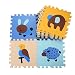 Tianmei 9 Pcs Cute Animal EVA Foam Play Mats Floor Puzzle Crawling Play Game Mat for Baby Kids Childre Toddlers -Bright Color,Environmental Material, Safe to Use (Animal E)