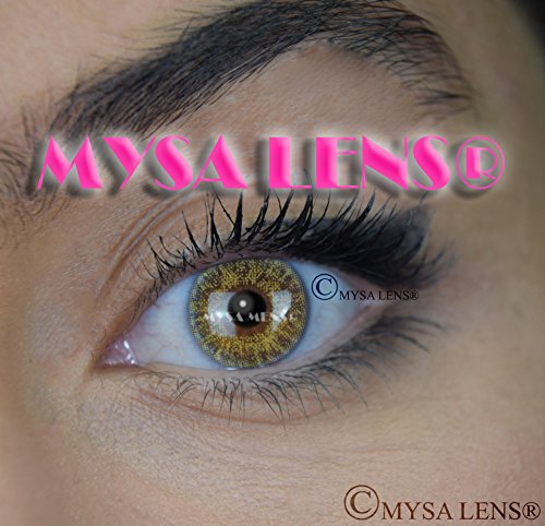 'Lenti a contatto di colore fantasia Crazy Lens Cosplay "Mysa Lens® Occhi nocciola/Hazel 3 Toni 12 mesi senza correzione