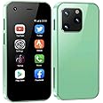 Mini 2.5-Inch Pocket Phone, 2GB RAM, 16GB Storage, Cellular, Dual SIM, WiFi, HD Display, Android, Type-C Charging (Green)
