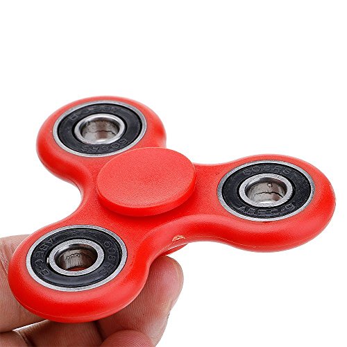 ADHD Stress Reducer Anxiety Autism Fidget Tri Spinner EDC Children's Toy Adult Red ADHD Stress Reducer Anxiety Autism Fidget Tri Spinner EDC Children's Toy Adult Red