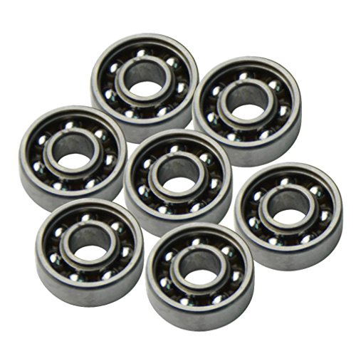608 ZZ Ball Bearing,Omiky Steel Ball Bearing for Tri Fidget Spinner EDC Finger Spinner Toy (Sliver)