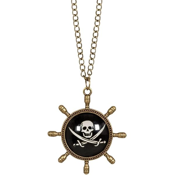 WIDMANN Schmuckset Pirat - Kette Mit Münzen & Ohrringe Gold
