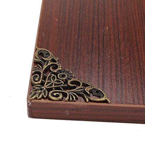 BQLZR Möbel Dekorative Kantenabdeckung Vintage Dekor Box Eckenschutz Packung mit 20 - 4