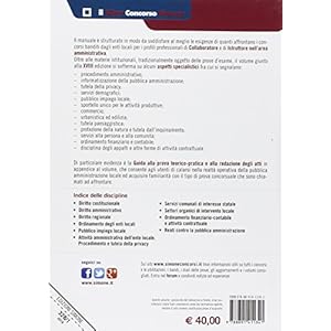 Collaboratore professionale e istruttore. Area amministrativa. Enti locali. Categorie