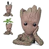 Groot Action Figuras Flor Pot, Hecho de material de PVC de alta calidad, es seguro y no tóxico y se puede utilizar con confianza